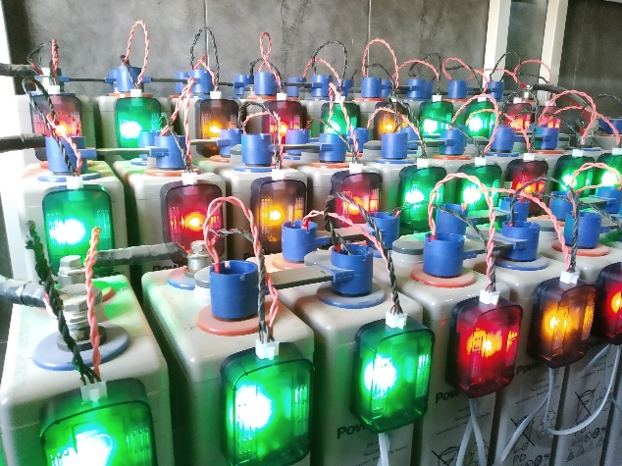 Battery monitoring interface for anomaly detection